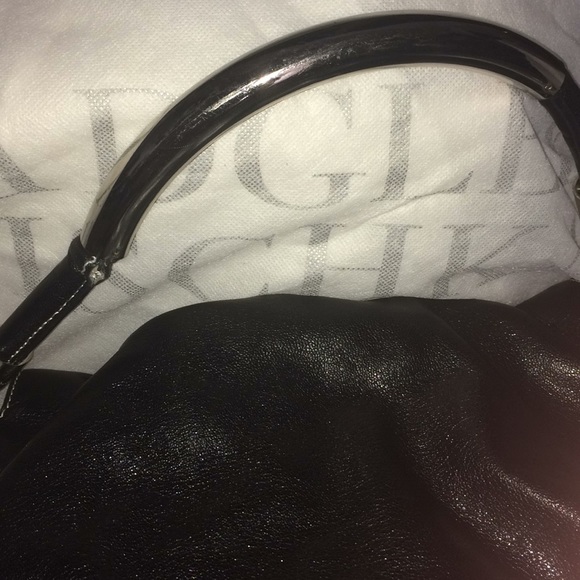 Authentic BADGLEY MISCHKA BLACK LEATHER PURSE - Picture 6 of 6